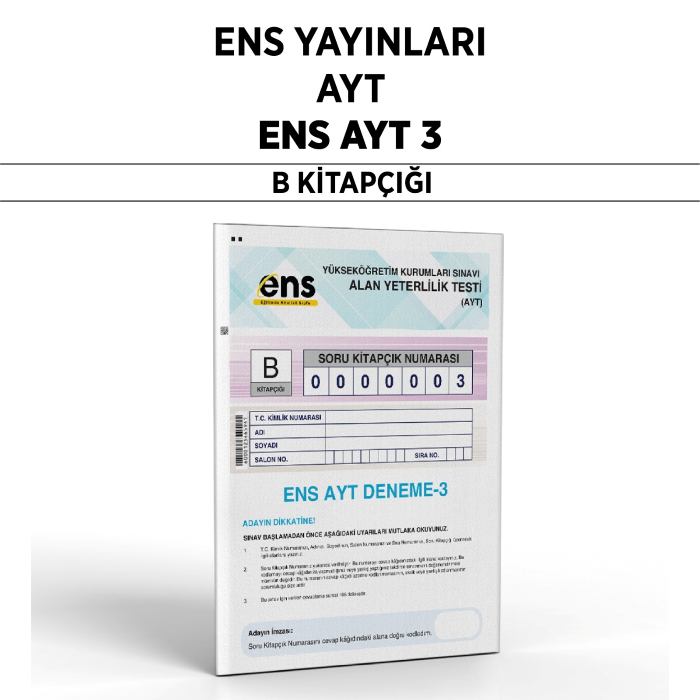 ENS YAYIN YKS AYT SNV 3-B - 25-26